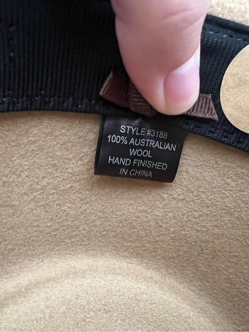 Branded Wool Cowgirl Hat - Picture 5 of 10